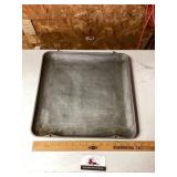 Washing machine lid makes great campfire skillet