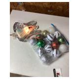 Vintage Tree, topper, and bulbs