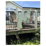 Lighted  Angel bring tools to remove from deck