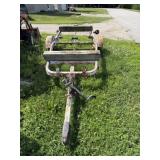 Single ax boat trailer