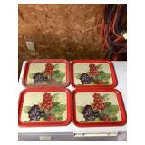 Vintage metal trays