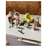 Chalkware and figurines