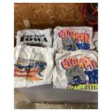 Shirts, large X large 2X and 3X