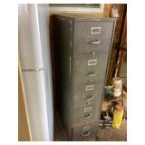 Five drawer metal file cabinet bring help to l