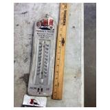 Metal international thermometer advertising