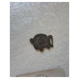 Brass watch fob