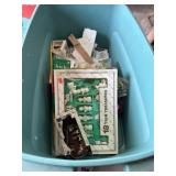 Tote of Christmas decor