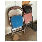 4 folding chairs