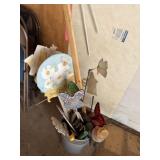 Yard ornaments and tools