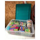 Tote of new old stock sponges