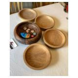 Wooden bowls