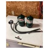 Coleman gas tank with gas lines