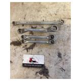 Snap on 12 point standard offset box and wrenches
