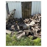 Piles of firewood