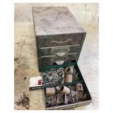 Metal drawers approximately 8 1/2 x 5 3/4 x 6 1