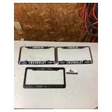 1958 Chevrolet license plate covers