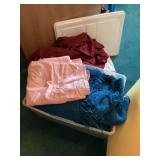 Tote of linens, queen, size