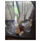 Vases and doll stands