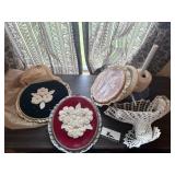 Handmade embroidery wall art