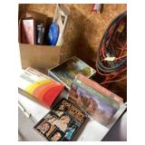 Puzzles unopened boxes and red line heating pad