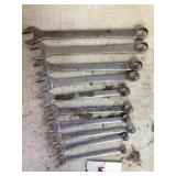 Snap on standard wrenches 7/16 to 1 inch
