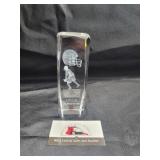 Ucla bruins glass decor