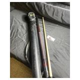 Pool stock in carrying case