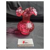 Fenton glass vase