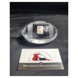 Football Crystal glass decor