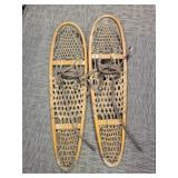 Vintage wooden snowshoes