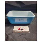Pyrex blue dish
