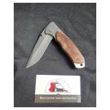 Engraved Michael pocket knife