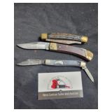 Assorted pocket knives