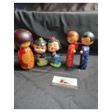 Assorted Japanese dolls