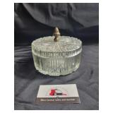 Crystal glass candy dishes