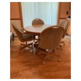 Dining room table and 4 chairs