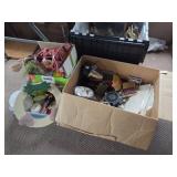 Assorted misc items to include old stamps,
