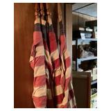 Vintage fabric, American flags