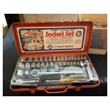 Assorted tools and socket set