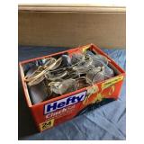 Box of vintage eyeglasses