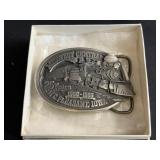 1985 Midwest Central Railroad buckle