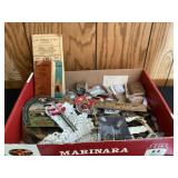 Flight of miscellaneous items to include rulers