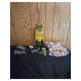 Assorted vintage kids games and toys