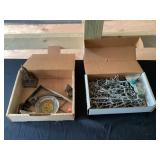 Assorted pegboard holders ashtray miscellaneous