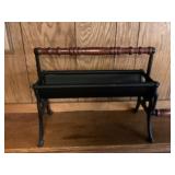 Vintage cast iron paper roller