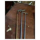 Vintage golf clubs