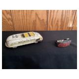 Vintage metal car and Coca-Cola bottle opener