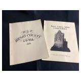 1859 Henry County map & Henry County cemeteries