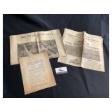 Mt. Pleasant newspaper & Camp Harlan Souvenir