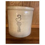 3 gallon Buckeye pottery crock